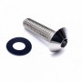 Vis tete bombee en Inox A4 M4 x (0