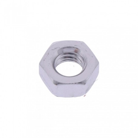 Ecrou Hexagonal en Aluminium 7075 M5 x (0.80mm)Anodisé Silver