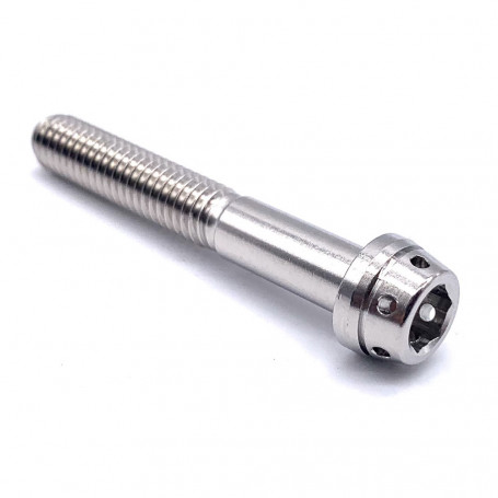 A4 Stainless Steel Tapered Socket Cap Race Bolt M6 x (1.00mm) x 40mm