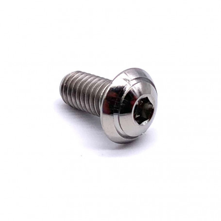Titanium Button Head Bolt M5 x (0.80mm) x 10mm - DIN 7380