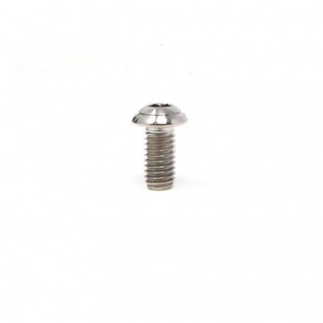 Titanium Button Head Bolt M6 x (1.00mm) x 12mm - DIN 7380