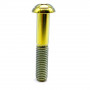 Titanium Button Head Bolt M8 x (1.25mm) x 45mm - DIN 7380