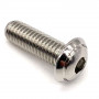 A4 Stainless Steel Button Head Bolt M5 x (0.80mm) x 15mm - DIN 7380