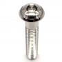 A4 Stainless Steel Button Head Bolt M6 x (1.00mm) x 30mm - DIN 7380
