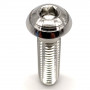 A4 Stainless Steel Button Head Bolt M8 x (1.25mm) x 30mm - DIN 7380