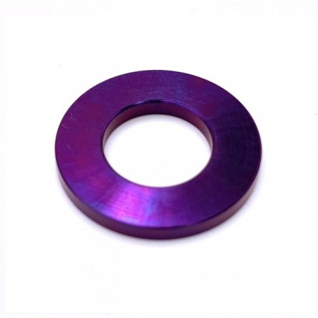 Rondelle Plate Grand Diam√®tre Exterieur en Titane M6 (Diam Ext 20mm) - DIN 9021 Violet