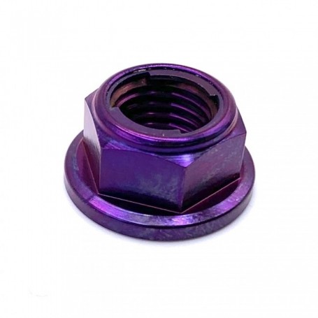Ecrou Hexagonal Frein Metal en Titane M4 x (0.70mm) Violet
