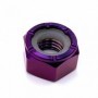 Ecrou Hexagonal Nylstop en Titane M12 x (1.50mm) - DIN 985 Violet