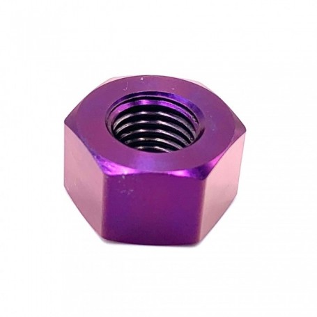 Ecrou Hexagonal en Titane M6 x (1.00mm) - DIN 934 Violet